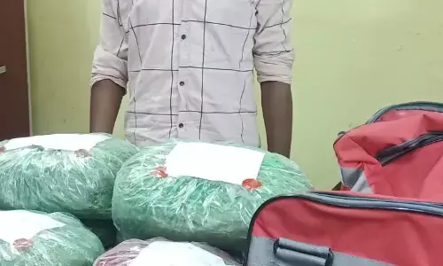 गांजा तस्करों की नई चाल... एक-एक किलो के एयर टाइट पैकेट में रखा था गांजा, बस से भागने की थी तैयारी, लेकिन पुलिस ने बस स्टैंड पर पकड़ा