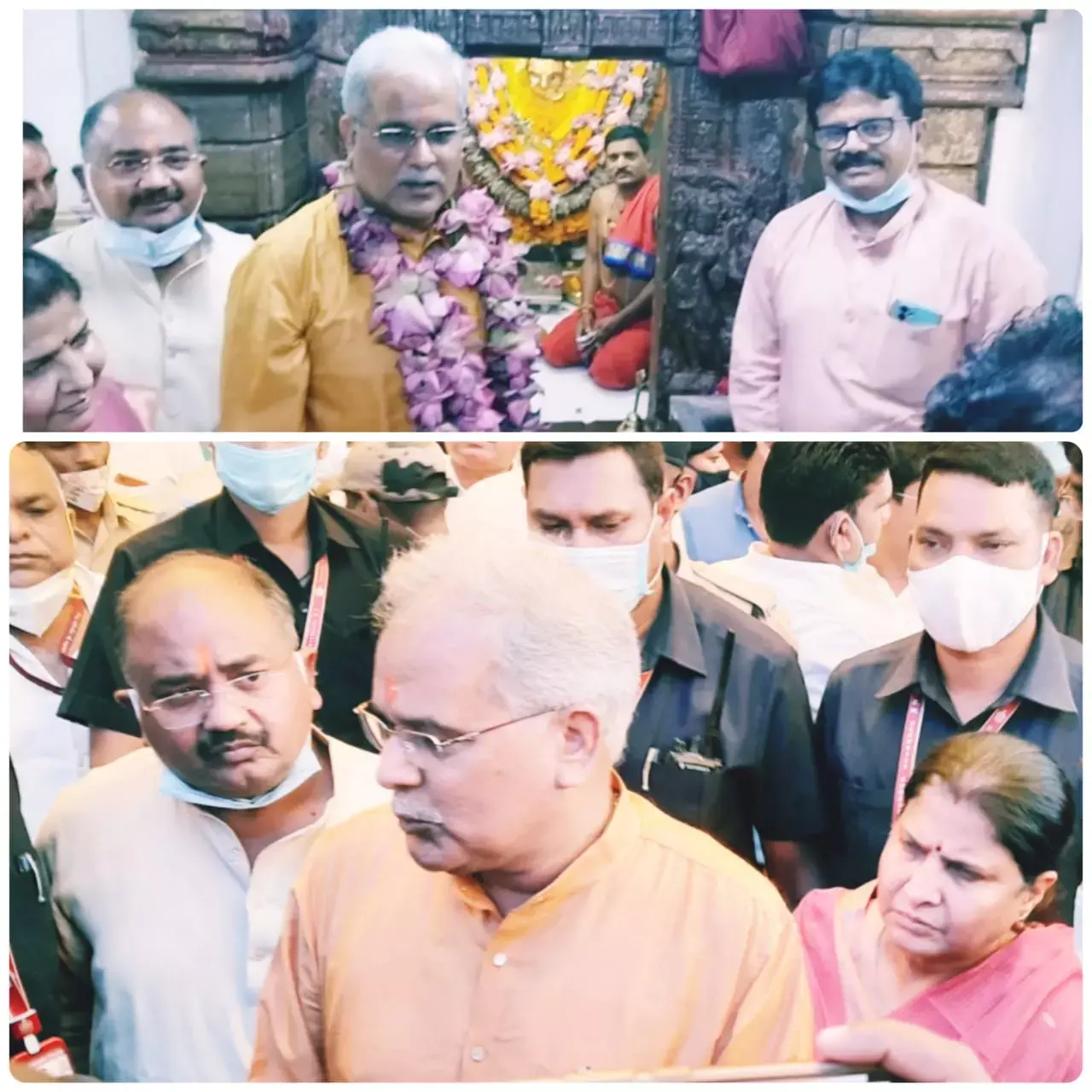 ट्रेडिशनल लुक में मुख्यमंत्री भूपेश...रतनपुर में मां महामाया के दर्शन कर मांगी प्रदेशवासियों की खुशहाली, आज दिनभर शामिल होंगे इन कार्यक्रमों में