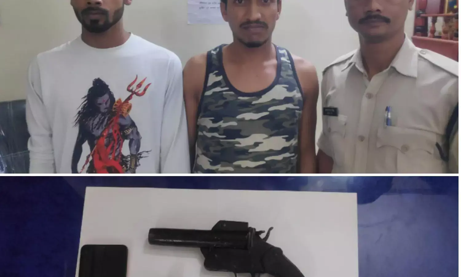 चोर पकड़ने गई पुलिस ने हत्याकांड रोका: कट्टा कारतूस समेत दो गिरफ़्तार.. चूक होती तो सफल होते अपराधी.. गोलियों से गूंजता गिधौरी ..शूटरों की तलाश में टीम रवाना