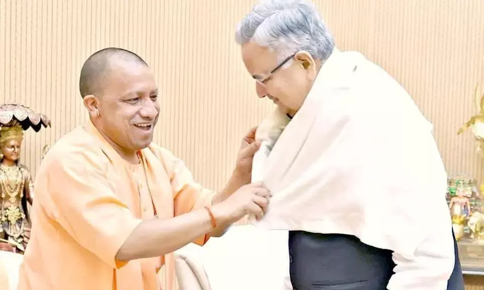 पूर्व मुख्यमंत्री रमन सिंह, लखनऊ दौरे पर, मुख्यमंत्री योगी आदित्यनाथ से मिले, बीजेपी अध्यक्ष ने की मुलाकात