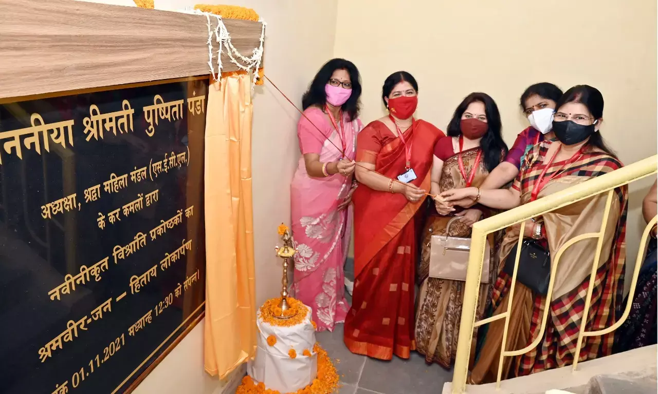 श्रद्धा महिला मण्डल द्वारा अपराजिता भवन में निर्मित अतिरिक्त कमरों का लोकार्पण किया गया