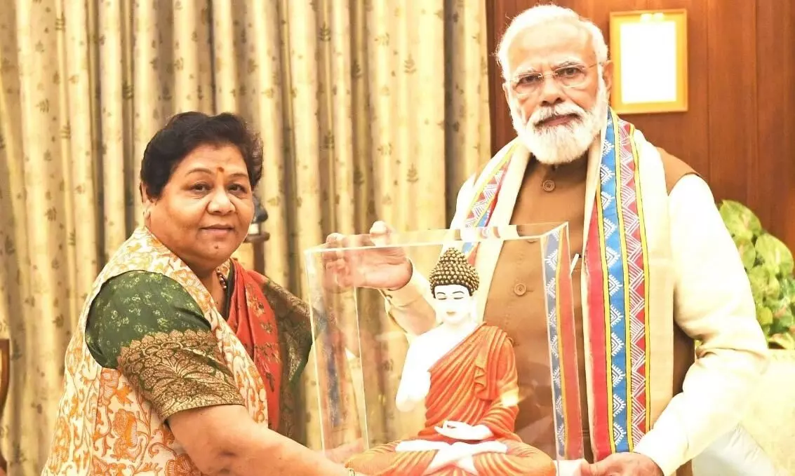 प्रधानमंत्री मोदी से राज्यपाल की मुलाकात: राज्यपाल उइके ने PM भेंट कर विभिन्न मुद्दों पर की चर्चा.... प्रधानमंत्री मोदी से राज्यपाल की मुलाकात: राज्यपाल उइके ने PM भेंट कर विभिन्न मुद्दों पर की चर्चा....