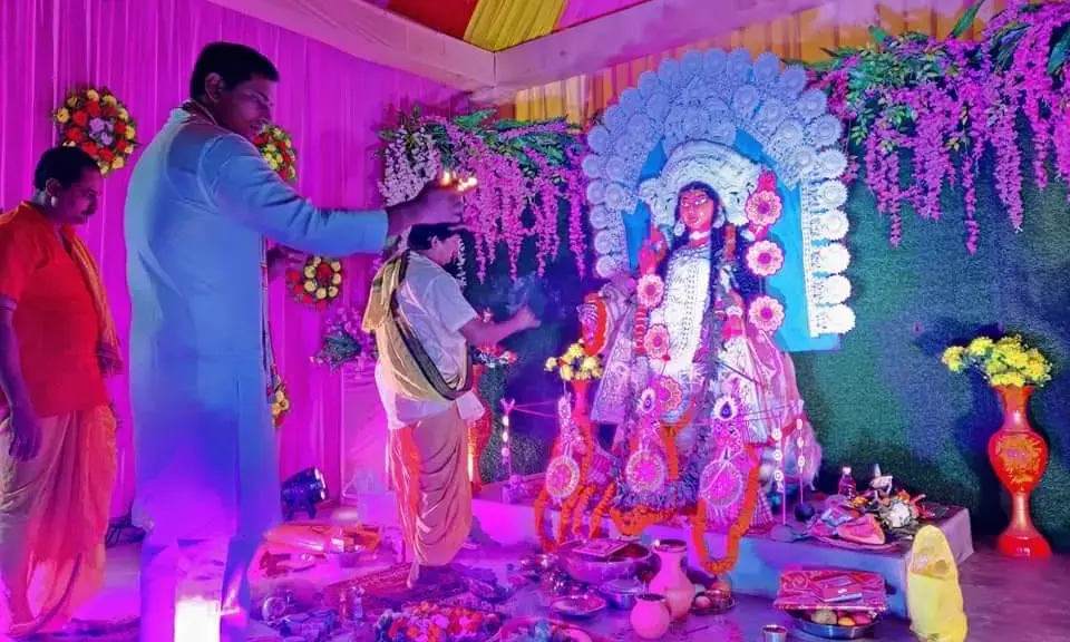 विधायक देवेंद्र यादव ने माता की आराधना कर जनता की सुख-शांति, समृद्धि और खुशहाली के लिए की प्रार्थना