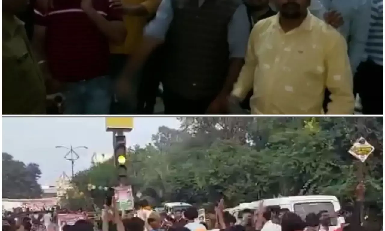 नो पोस्टर/फ़्लेक्सी ज़ोन में पोस्टर लगाने के बाद NSUI में नूरा कुश्ती: NSUI का कार्यक्रम और ज़िलाध्यक्ष का फ़ोटो नदारद ..धक्कामुक्की के बीच पोस्टर गिराए गए.. विवाद की आशंका पर पुलिस पहुँची