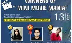 कलिंगा विश्वविद्यालय रायपुर में फिल्म पर आधारित लघु वीडियो बनाने की प्रतियोगिता आयोजित किया गया...