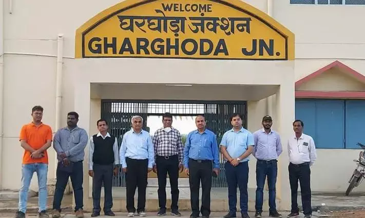 छत्तीसगढ़ ईस्ट रेल कॉरिडोर के घरघोडा़ स्टेशन से भेजा गया कोयले का पहला रेक