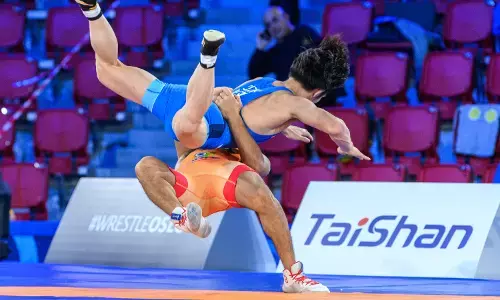 राष्ट्रीय कुश्ती : रेलवे के प्रीतम बने चैंपियन, नरसिंह की कांस्य जीतकर मजबूत वापसी