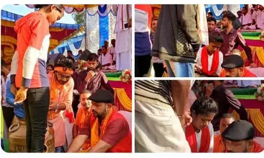 ऑपरेशन घर वापसी फिर शुरु : खूंटापानी में घर वापसी अभियान में 1200 लोगों के घर वापसी का दावा