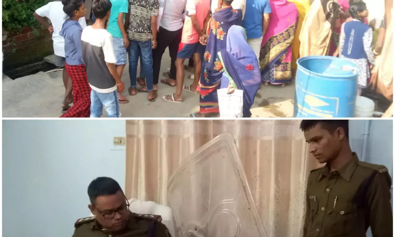 मर्डर: भाई ने बड़े भाई की हसिया से हमला कर उतारा मौत के घाट, गिरफ्तार करने पहुँची पुलिस टीम पर भी हँसिये से किया वार, बाल बाल बचे टीआई,आरक्षक घायल