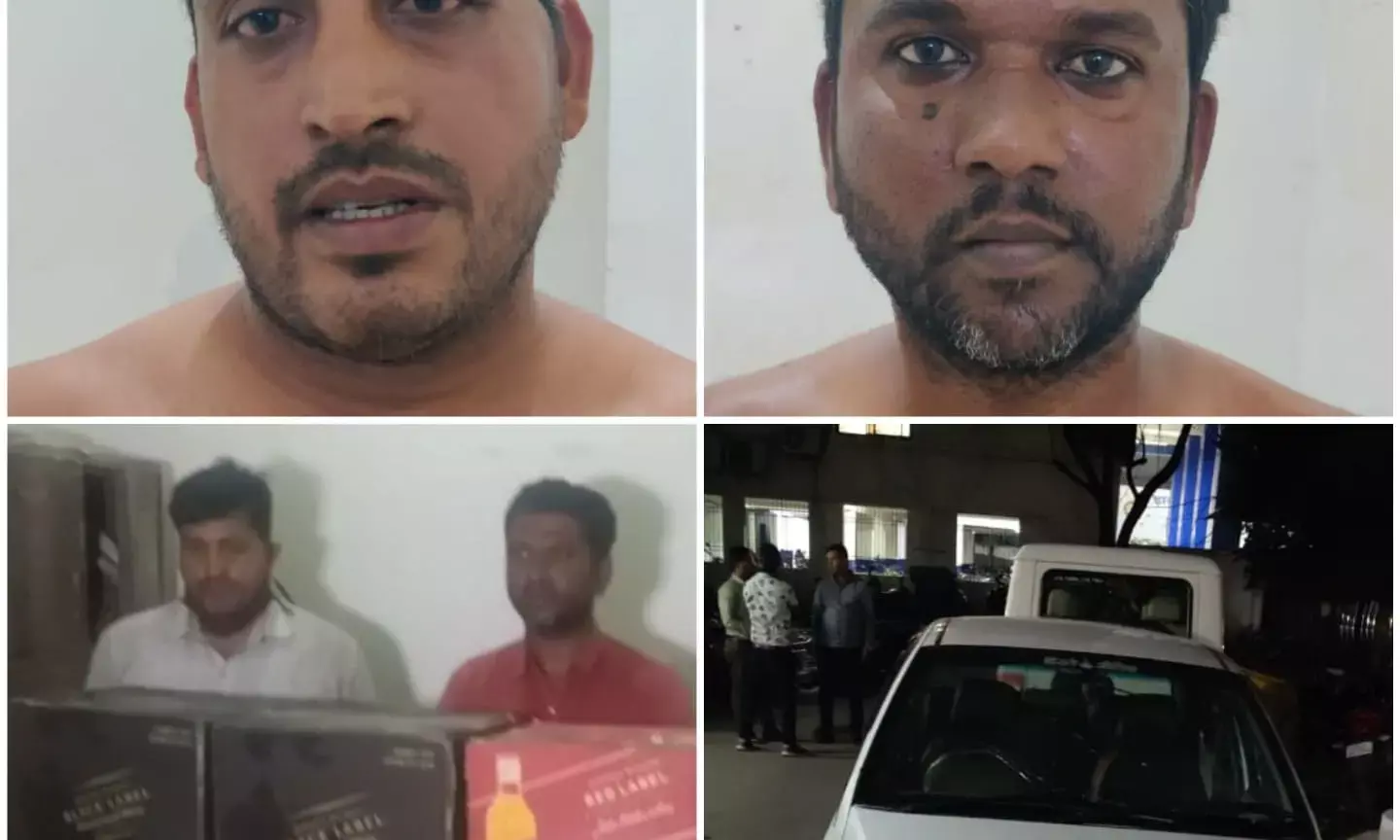 शराब की तस्करी करते बर्खास्त कॉन्स्टेबल सहित दो पकड़ाए, चार लाख की महंगी शराब भी जब्त...मध्यप्रदेश से शराब लाकर राजधानी में कर रहे थे सप्लाई....