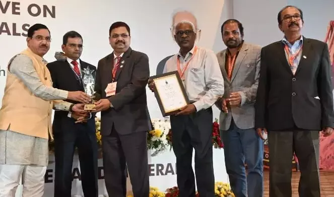 NMDC Awarded 5 Star Rating by Ministry of Mines, Director Production Mohanty said, 5 Star Rating is a testimony to our commitment towards environment conservation, CMD Sumit Deb congratulated, said,Over the years, our mining complexes have moved towards digitalization