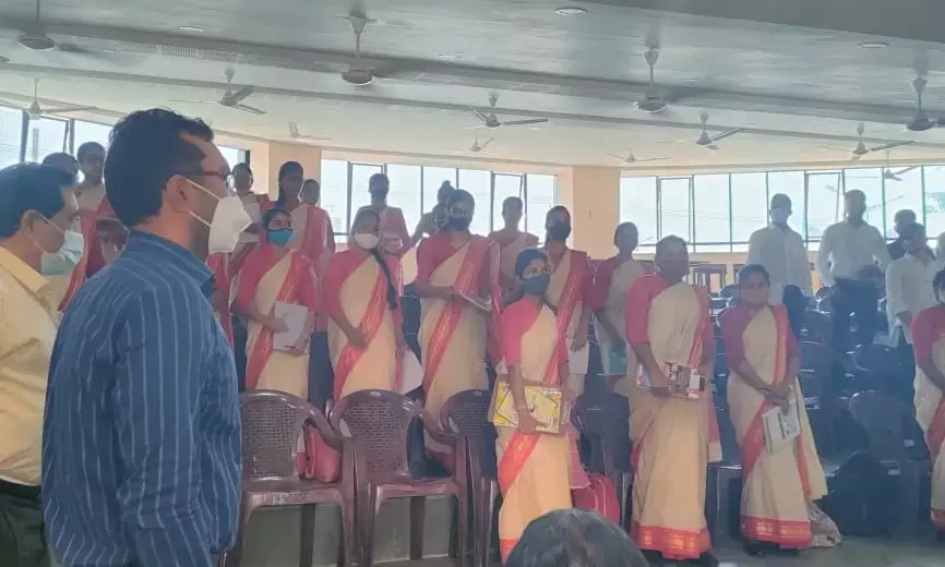 बीएड कॉलेज भवन शीघ्र पूर्ण करने के डायरेक्टर राजेश राणा ने दिए निर्देश, बीटीआई मैदान भी व्यवस्थित किया जाएगा, एससीईआरटी डायरेक्टर ने किया आकस्मिक निरीक्षण