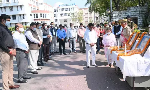 भारत रत्न बाबा साहेब डॉ. भीमराव अम्बेडकर के महापरिनिर्वाण दिवस पर एसईसीएल में श्रद्धा सुमन अर्पित किया गया