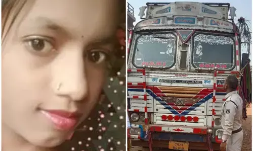 स्कूली छात्रा की मौत... साइकिल में सवार होकर घर लौट रही छात्रा को ट्रक ने कुचला... हुई मौत