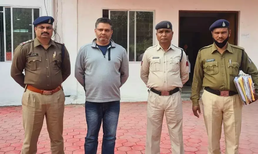 बीएन गोल्ड चिटफंड कम्पनी के द्वारा धोखाधड़ी के मामले मे आरोपी को प्रोडक्शन वारंट पर लाया गया जीपीएम...