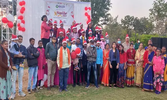 बालको मेडिकल सेंटर ने किया कैंसर से जूझ रहे बच्चों के लिए क्रिसमस पार्टी का आयोजन