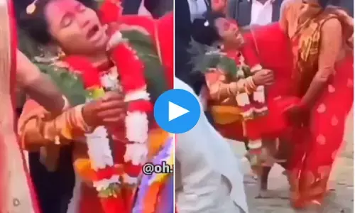 विदाई में दुल्हन ने किया जबरदस्त ड्रामा, ससुराल जाने से किया मना...देखें ये वीडियो