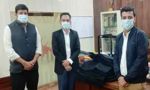 प्राइम इस्पात के संचालक ने कलेक्टर को, गरीबों को वितरण के लिए 130 कंबल प्रदान किया...