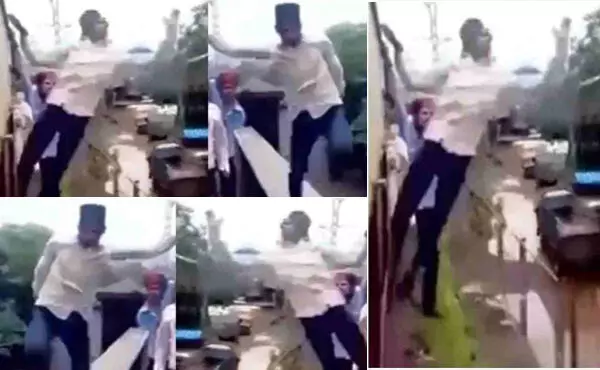 रफ्तार ट्रेन में युवक का दिल दहला देने वाला स्टंट...देख कर आपकी भी थमी रह जायेगी सांसे...देखें VIDEO