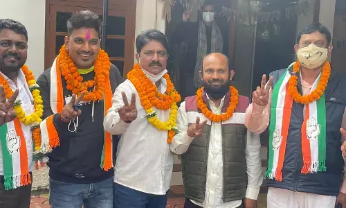 जोन समिति के चुनाव में कांग्रेस को मिली ऐतिहासिक जीत, अध्यक्षों ने विधायक का जताया आभार