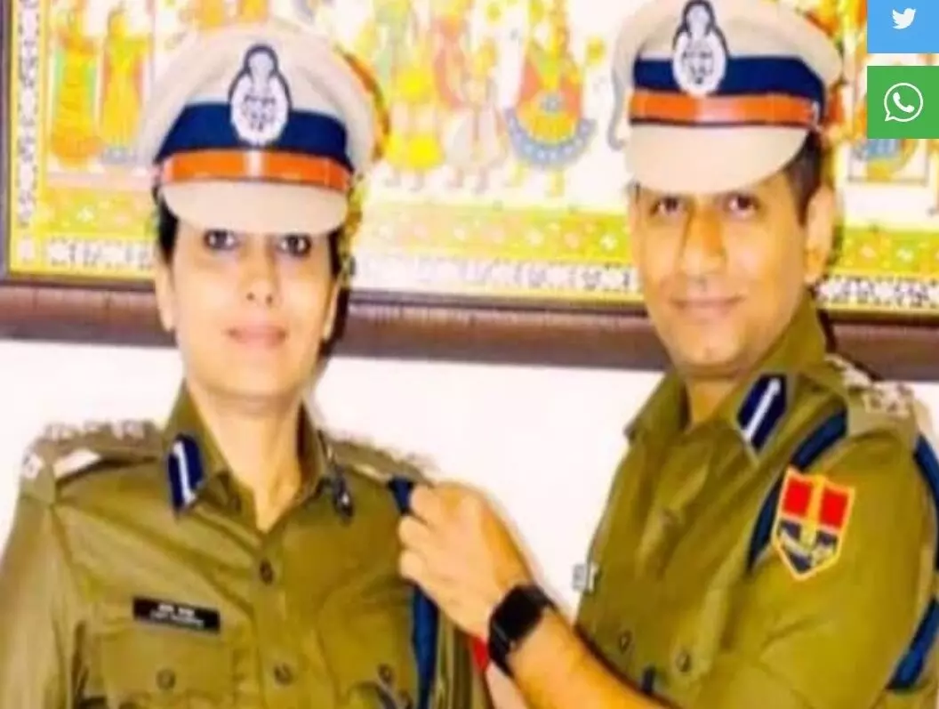 पति पत्नी साथ बने डीआईजी, पत्रकारिता से कैरियर शुरू कर पत्नी बनी आईपीएस वहीं एमबीबीएस के बाद पति बने आईपीएस, ट्रेनिंग के दौरान हुआ था प्यार पति पत्नी साथ बने डीआईजी, पत्रकारिता से कैरियर शुरू कर पत्नी बनी आईपीएस वहीं एमबीबीएस के बाद पति बने आईपीएस, ट्रेनिंग के दौरान हुआ था प्यार