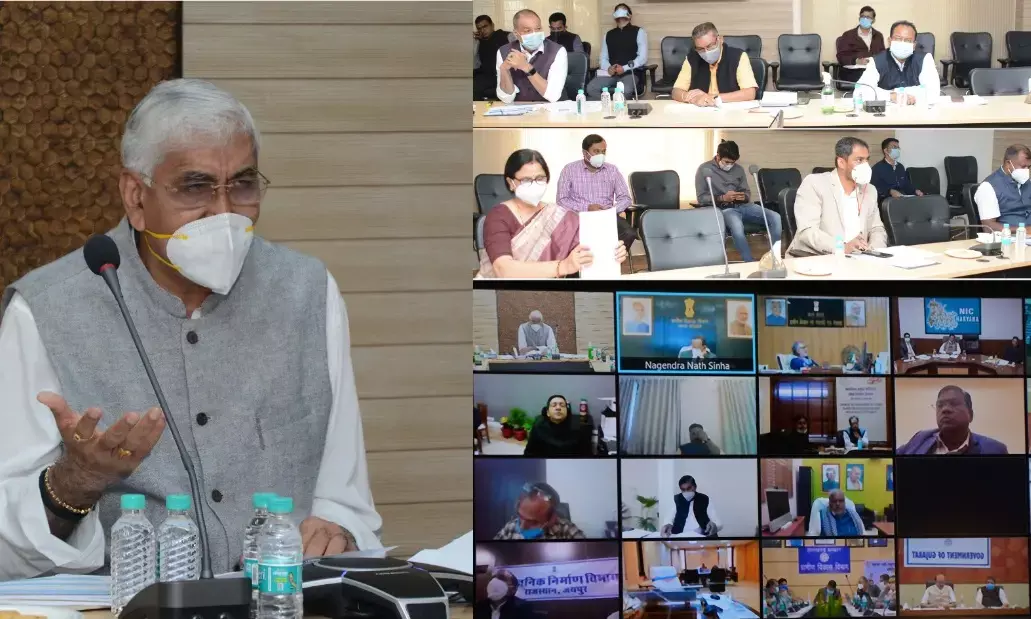 पीएमजीएसवाय में सड़कों की गुणवत्ता में छत्तीसगढ़ प्रथम स्थान पर... पंचायत एवं ग्रामीण विकास मंत्री टीएस सिंहदेव केन्द्रीय ग्रामीण विकास मंत्रालय की वीडियो कॉन्फ्रेंस में हुए शामिल