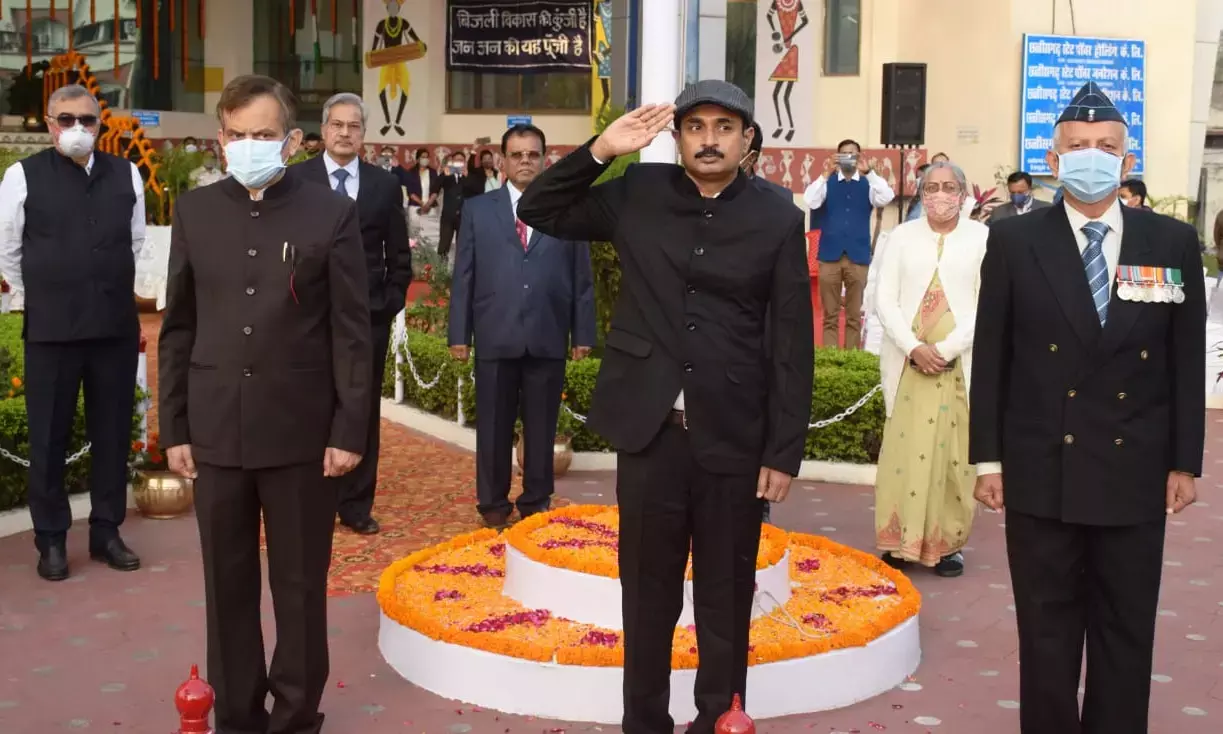 पॉवर कंपनी में चेयरमेन अंकित आनंद ने फहराया झण्डा...40 लाख से अधिक घरेलू उपभोक्ताओं को हाफ बिजली बिल योजना से 2103 करोड़ रूपये का लाभ