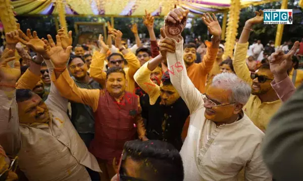 बेटे के हरदियाही में जमकर थिरके CM भूपेश, देखिए फोटो...