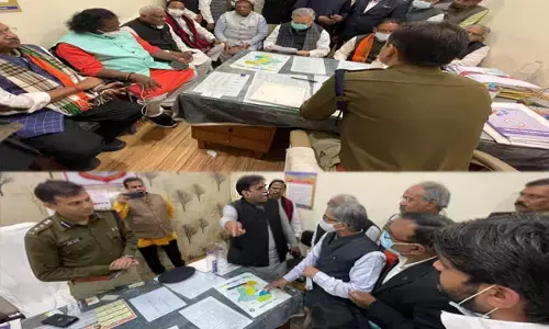 राजेश मूणत प्रकरण: थाने पहुंचे Ex CM रमन. बोले - डीजी फ़ोन उठा नहीं रहा.. आप समाधान कर नहीं पा रहे.. हम सबको जेल भेज दो