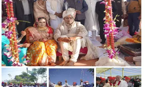 फोटो और वीडियो में देखें CM भूपेश के बेटे का बिहाव, दिग्गी पत्नी अमृता के साथ, झारखण्ड के CM भी...