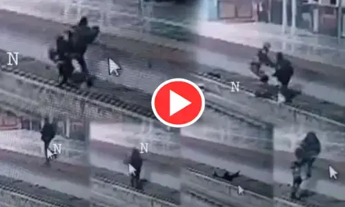 फोन चलाने में हो गया इतना मशगूल, चलते-चलते जा गिरा मेट्रो ट्रैक पर, फिर हुआ यूं... देखें Video