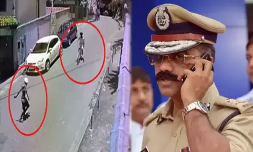 अनोखा एक्सीडेंट, वीडियो देखकर भी नहीं बता पाएंगे किसकी थी गलती....IPS ने किया ट्विट...