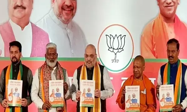 बीजेपी का घोषणापत्र जारी: मुफ्त 2 LPG सिलेंडर, लड़कियों के लिए स्कूटी और हर घर में एक सरकारी नौकरी, फ्री बिजली भी...देखिए किए गए वादे