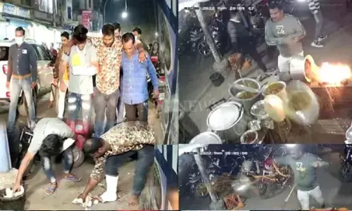बदमाशों से पुलिस ने होटल में कराई सफाई...धोए लोगों के जूठे बर्तन, साफ की टेबल, जानिए पूरा मामला