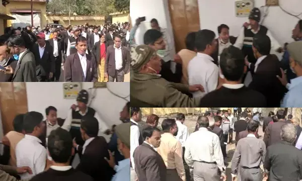 VIDEO अधिवक्ताओं ने की लिपिक और भृत्य की पिटाई: अधिवक्ताओं पर ग़ैर ज़मानती धाराओं में अपराध दर्ज