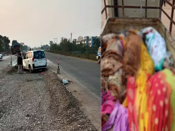 CG ब्रेकिंग- 6 महिलाओं की मौत: मेला जा रहीं महिलाओं से भरी कार डिवाइडर से टकराई, कार के परखच्चे उड़े, एक गंभीर.... CG ब्रेकिंग- 6 महिलाओं की मौत: मेला जा रहीं महिलाओं से भरी कार डिवाइडर से टकराई, कार के परखच्चे उड़े, एक गंभीर....