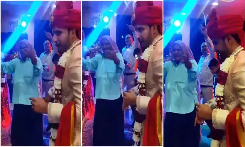 शूटर दादी ने मचाया धमाल, पोते की शादी में जमकर किया डांस... देखें वीडियो