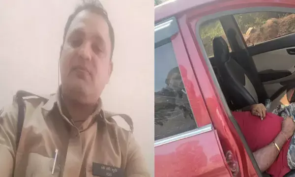 CG- कांस्टेबल की मिली लाश: कार के अंदर मिला आरक्षक का शव...मची सनसनी...