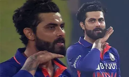 रवींद्र जडेजा का पुष्पा स्टाइल में जश्न... बोले- झुकेगा नहीं... सेलिब्रेशन हुआ वायरल, देखिए वीडियो