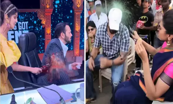 शिल्पा शेट्टी का हुआ दिमाग खराब, रोहित शेट्टी पर कांच की बोतल से किया हमला... देखें हैरान करने वाला ये VIDEO