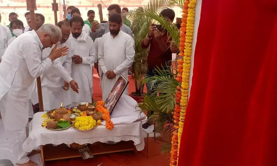 मुख्यमंत्री भूपेश बघेल दामाखेड़ा मेला में पहुंचे, सद्गुरू कबीर संत समागम समारोह में हुए शामिल...