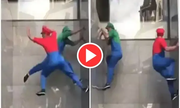 युवकों ने दिखाए हैरतअंगेज करतब, पलक झपकते ही दीवार पर चढ़ गए युवक... हैरान कर देगा वीडियो