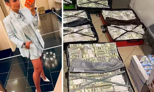 नेताजी की पत्नी 2 अरब कैश लेकर भाग रही थी, कैश से भरे सूटकेस देख कर  उड़ी अफसरों की नींद... पकड़ी गई