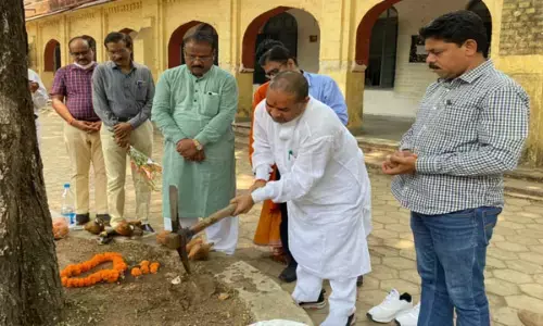 शहर के पुराने मल्टीपरपज़ स्कूल का होने जा रहा कायाकल्प, महापौर रामशरण यादव ने किया भूमिपूजन...