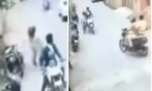 दिन-दहाड़े चोरी: अपराधियों को चोरी करना पड़ा भारी, पुलिसकर्मी ने धरदबोचा... देखे