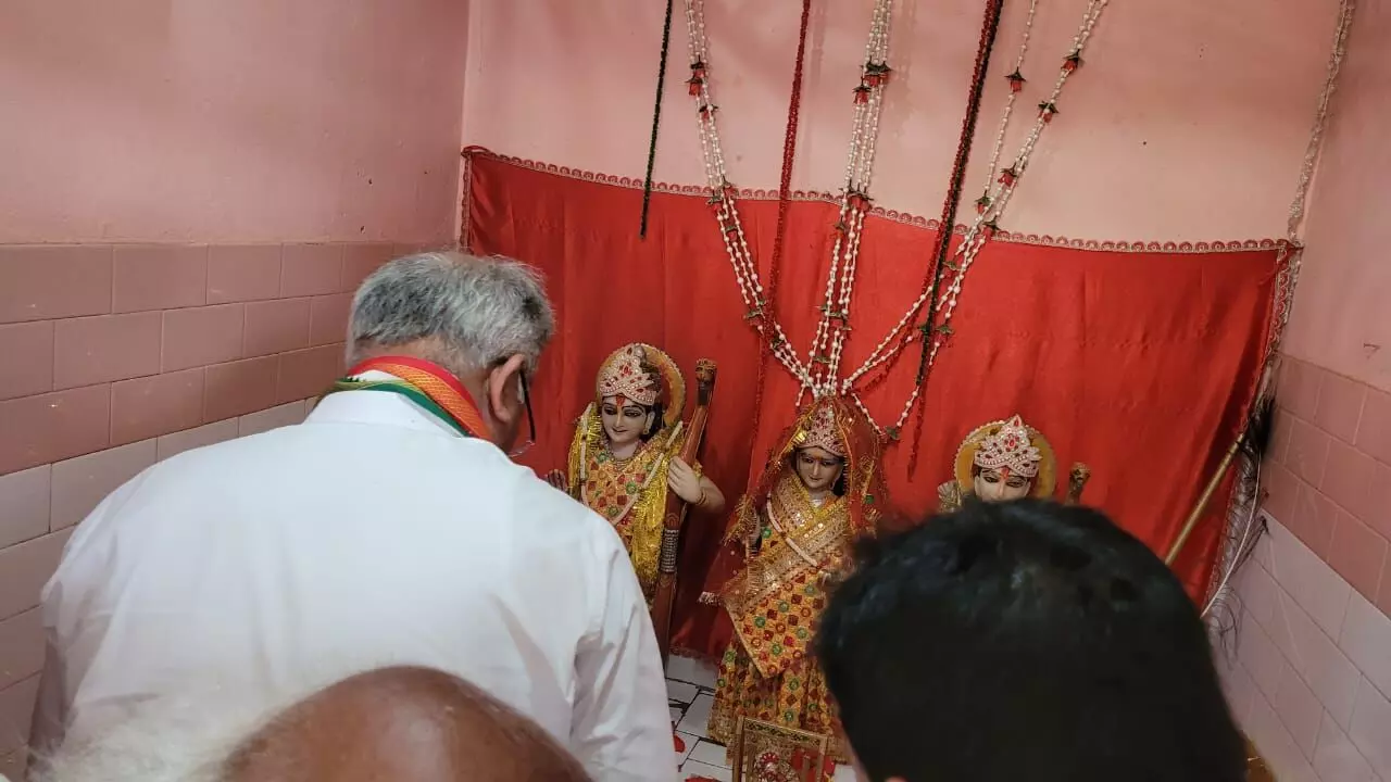 ब्रेकिंग राम जानकी मंदिर में पूजा कर शुरुआत: सीएम कुसमी पहुंचे, हेलीपैड से कुसमी थाने का निरीक्षण करने पहुंचे