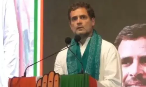 VIDEO: राहुल ने छत्तीसगढ़ की तारीफ की...बोले, हमने वहां दो वायदे किए और...