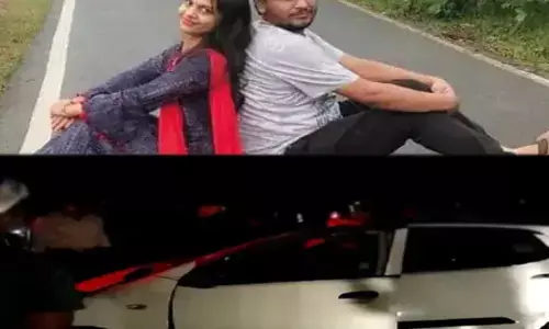 पति पत्नी की मौत: कपड़ा व्यापारी अपनी पत्नी और बच्चों के साथ लौट रहा था घर, सामने से आ रही तेज रफ्तार ट्रक ने कार को मारी जोरदार टक्कर...दो की मौत, दो गंभीर...