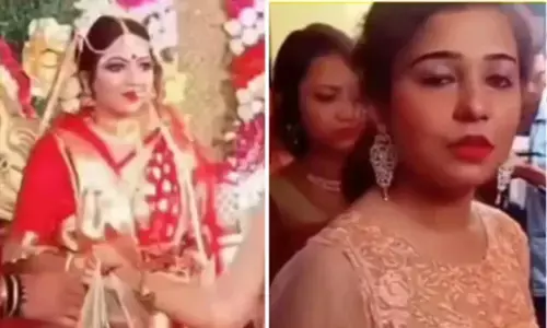 वीडियो: Ex की शादी में पहुंच गई गर्लफ्रेंड! नई नवेली दुल्हन को देखकर टूट गया दिल... देखें