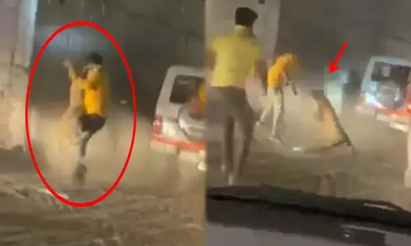 तेंदुए ने पुलिसवालों पर किया ताबड़तोड़ हमला, मुंह पर मारे पंजे... देखें चौंकाने वाला वीडियो